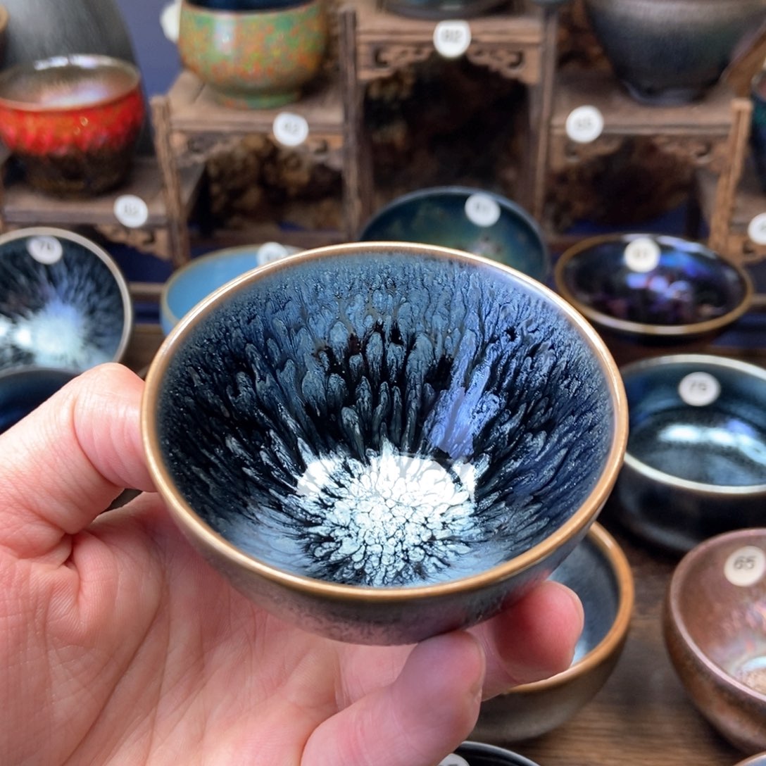 茶盏淡*水百花绽放主人杯