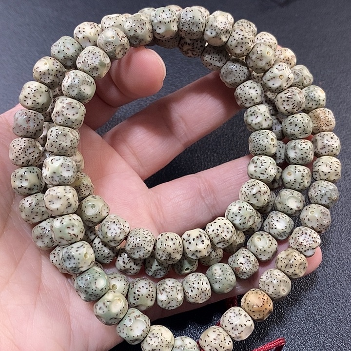 星月菩提手串雕刻奶酪款120