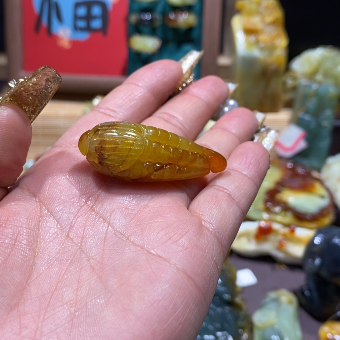 蛇纹石玉颈饰未镶嵌尘**路