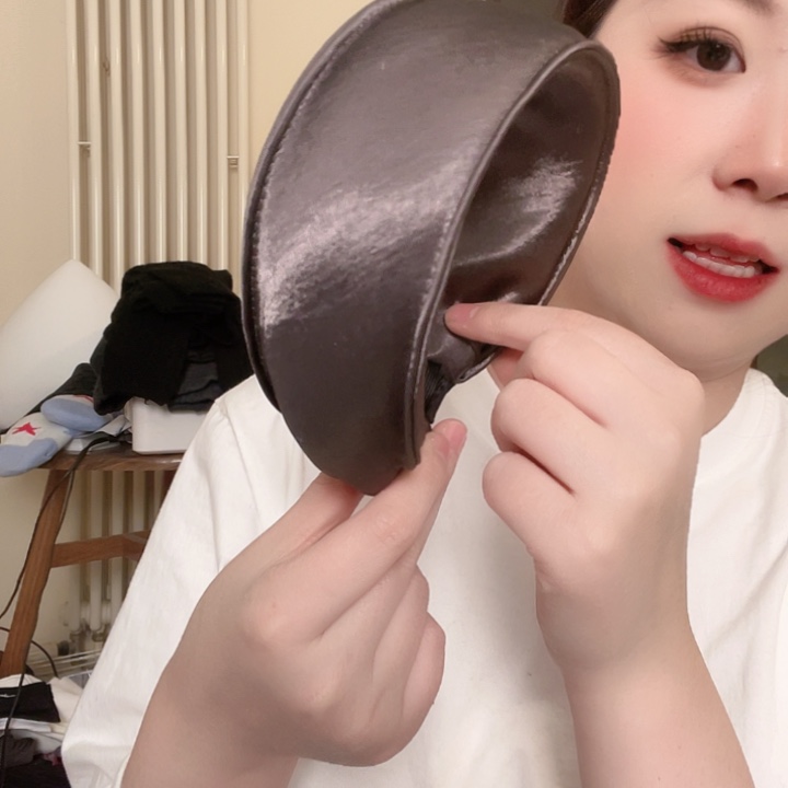 醋酸（人造纤维）铁合金发箍法式灰棕色