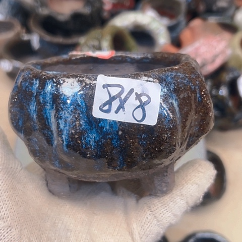 粗陶花盆手工手工