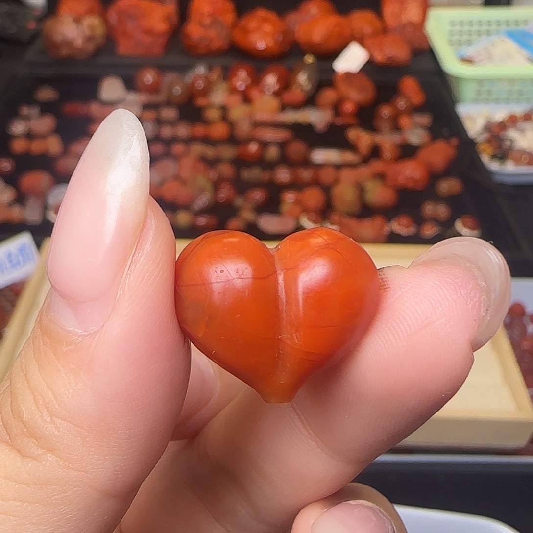 苹***吊坠(不含链)未镶嵌南红玛瑙