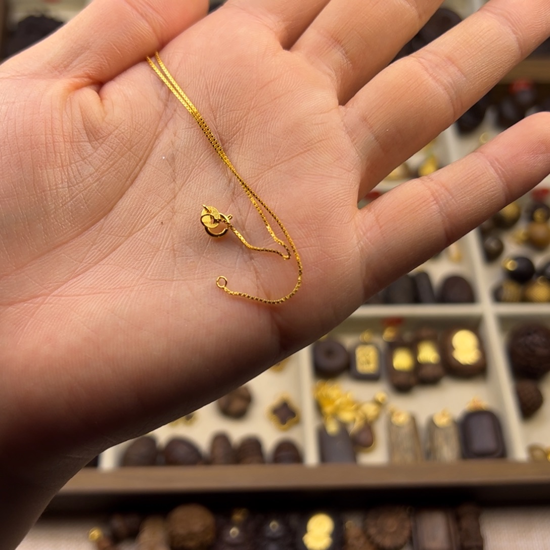 德***吉银S925链子随行脖挂配饰