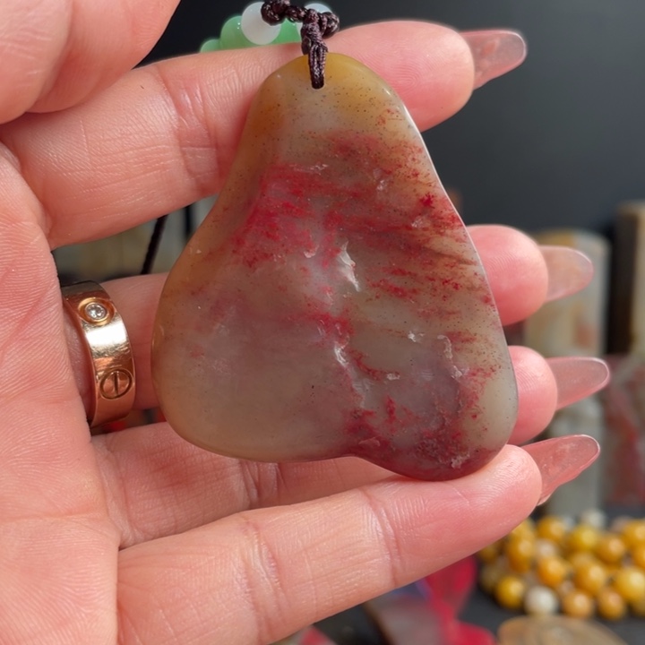 昌化鸡血石昌化鸡血石挂件