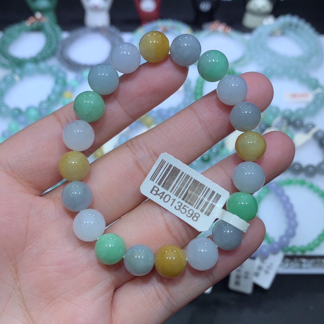 翡翠未镶嵌手串天然