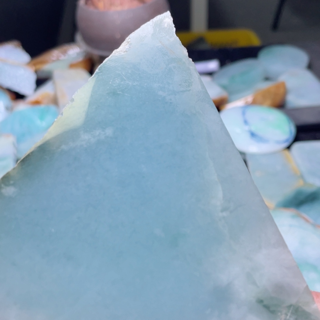 定制翡翠未镶嵌K****g包工16颗珠子