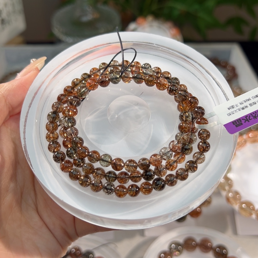 叶***舒未镶嵌水晶手链5m