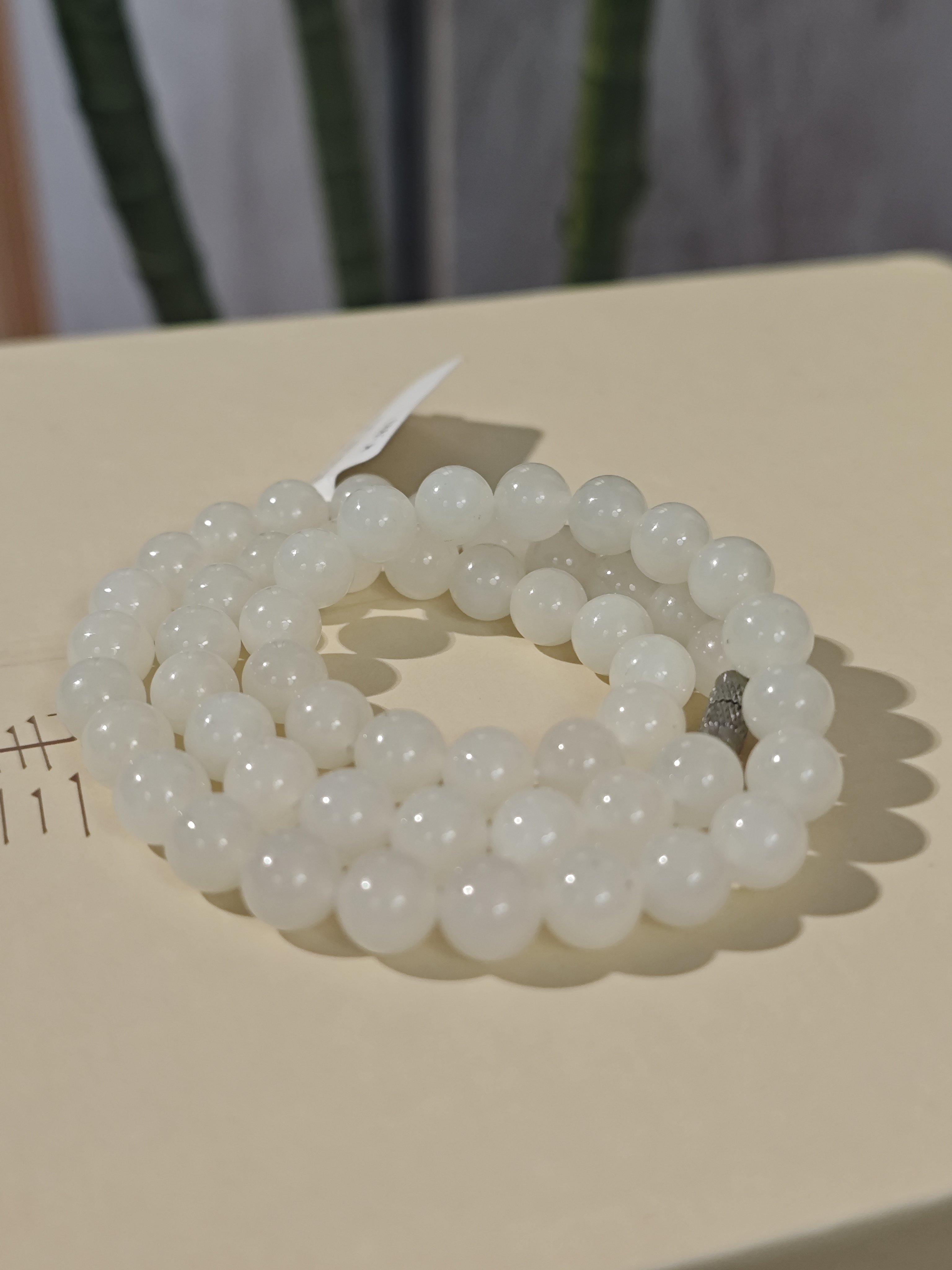 白色妈妈项链