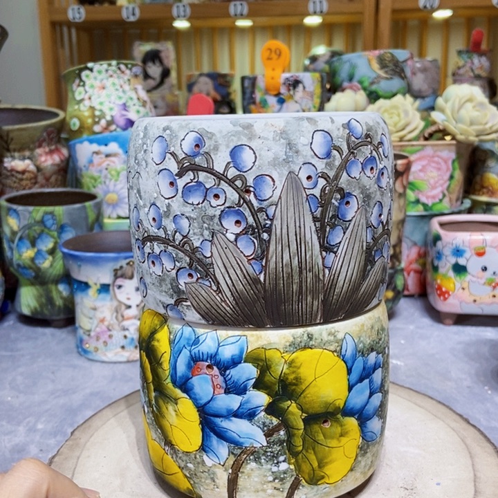 景德镇艺术手绘作品