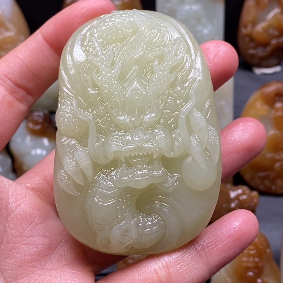 和田玉挂件未镶嵌