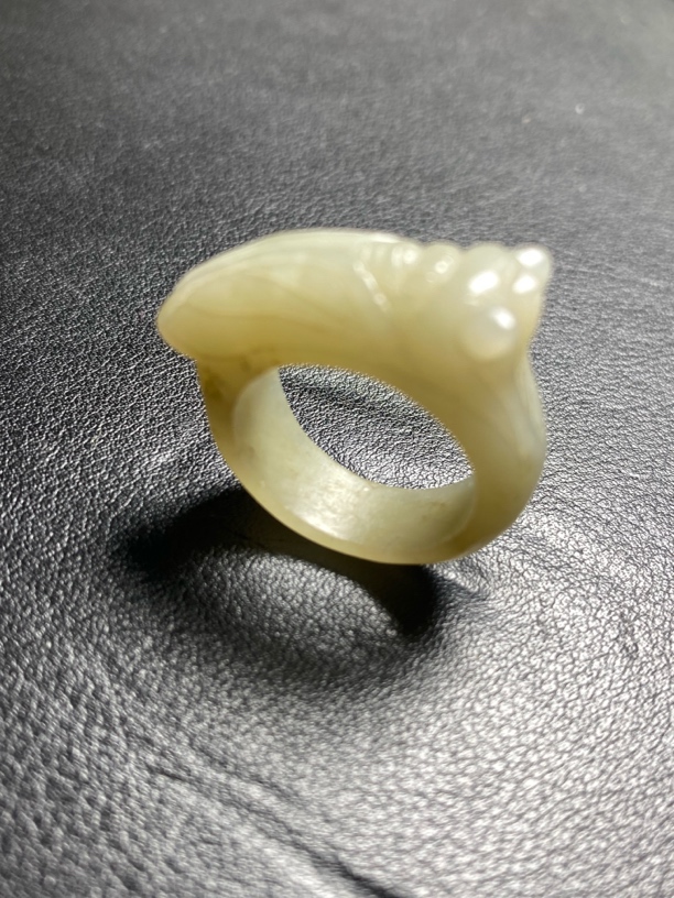 清仓和田玉白玉戒指老货玉器手工精雕时尚复古男女款戒圈老玉古玉