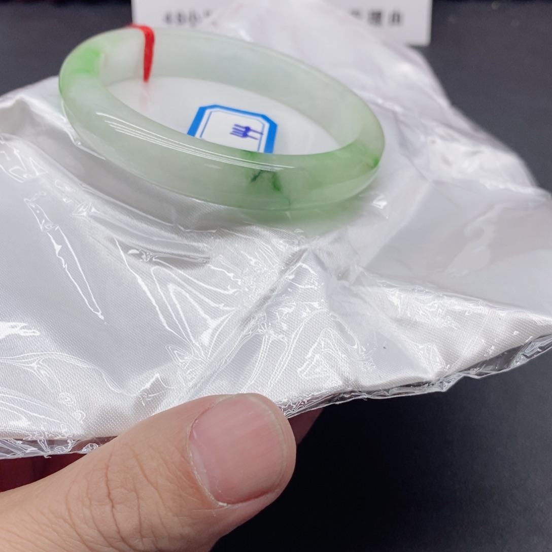 安***康岫玉未镶嵌手镯翡手镯444