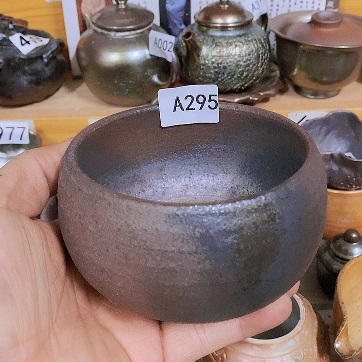 紫砂茶杯柴烧纯手工295
