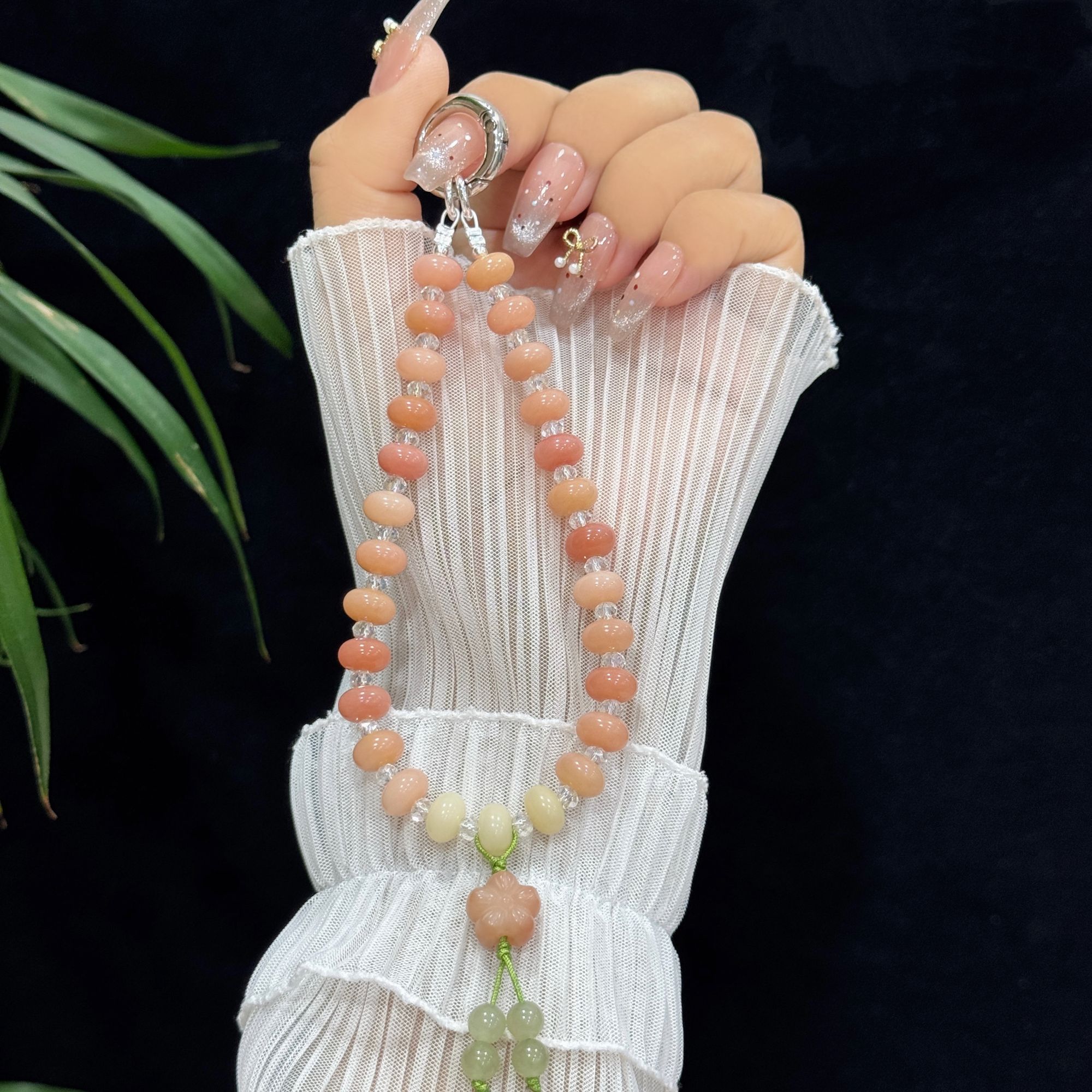 手机挂饰精致挂件手工通用菩提款手机链时尚个性饰品防丢女款