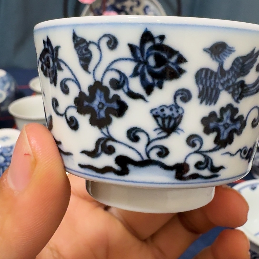 青风瓷影手工手绘