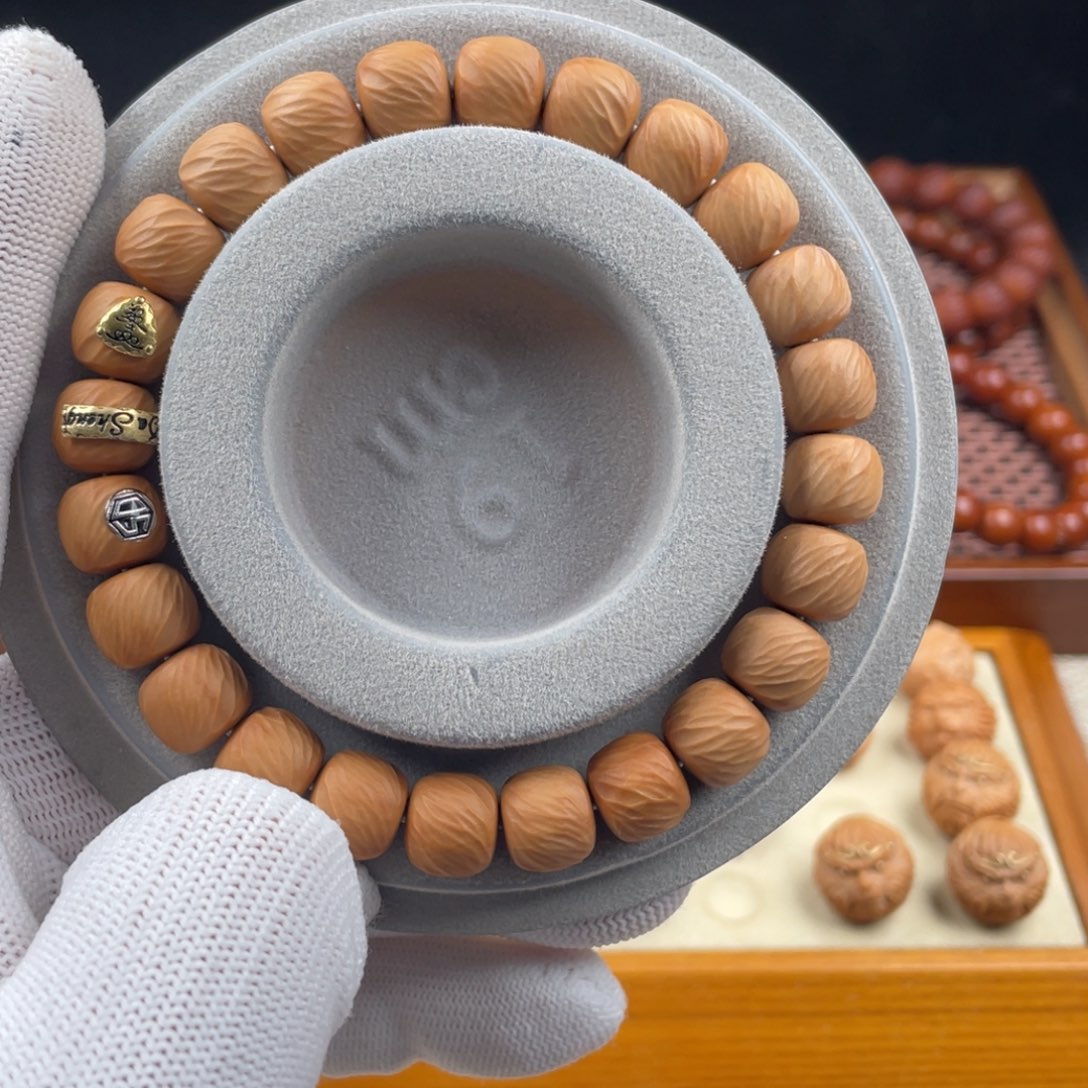 猴头核桃手串3标款云锦全品无瑕毕业级