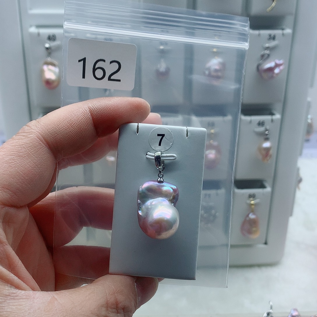 吊坠(不含链)合金淡水珍珠