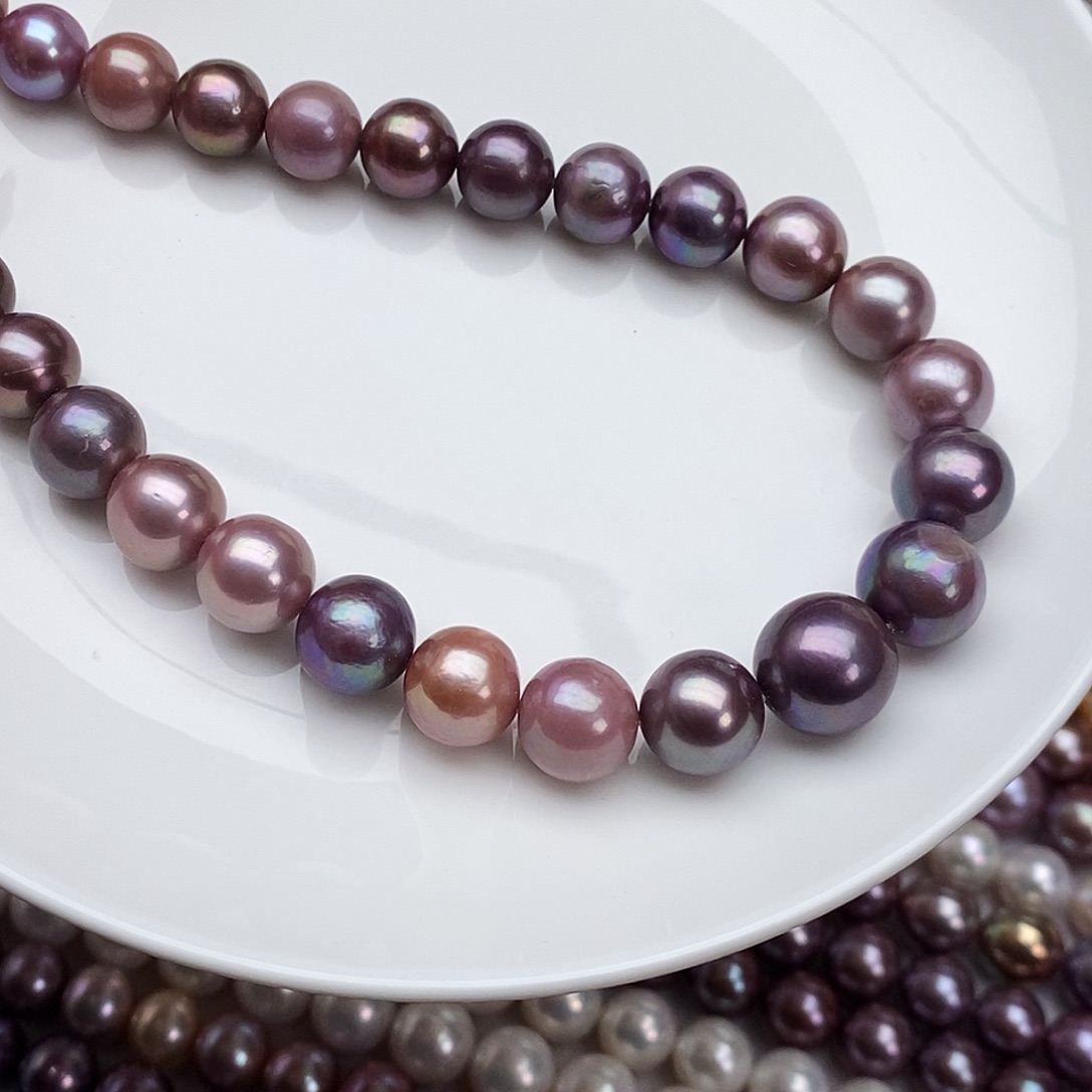 颈饰淡水珍珠银S925镶嵌