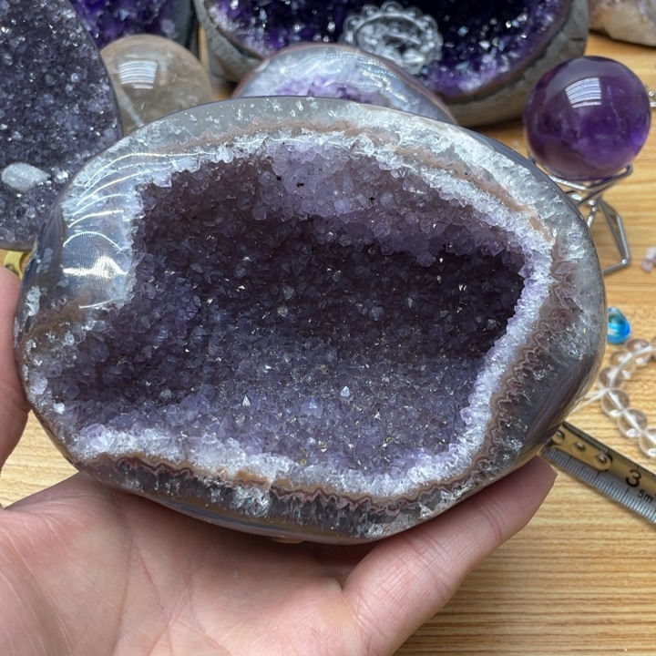 紫晶钱袋子未镶嵌