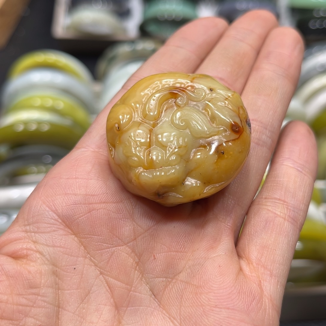 蛇纹石玉手链未镶嵌