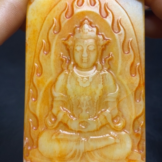 和田玉（糖玉）挂件未镶嵌