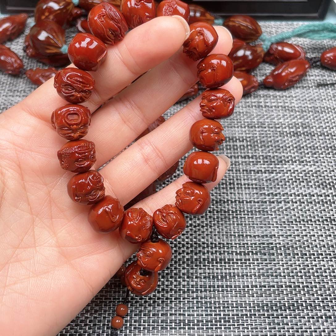 手串/手链橄榄核曲*罗汉15