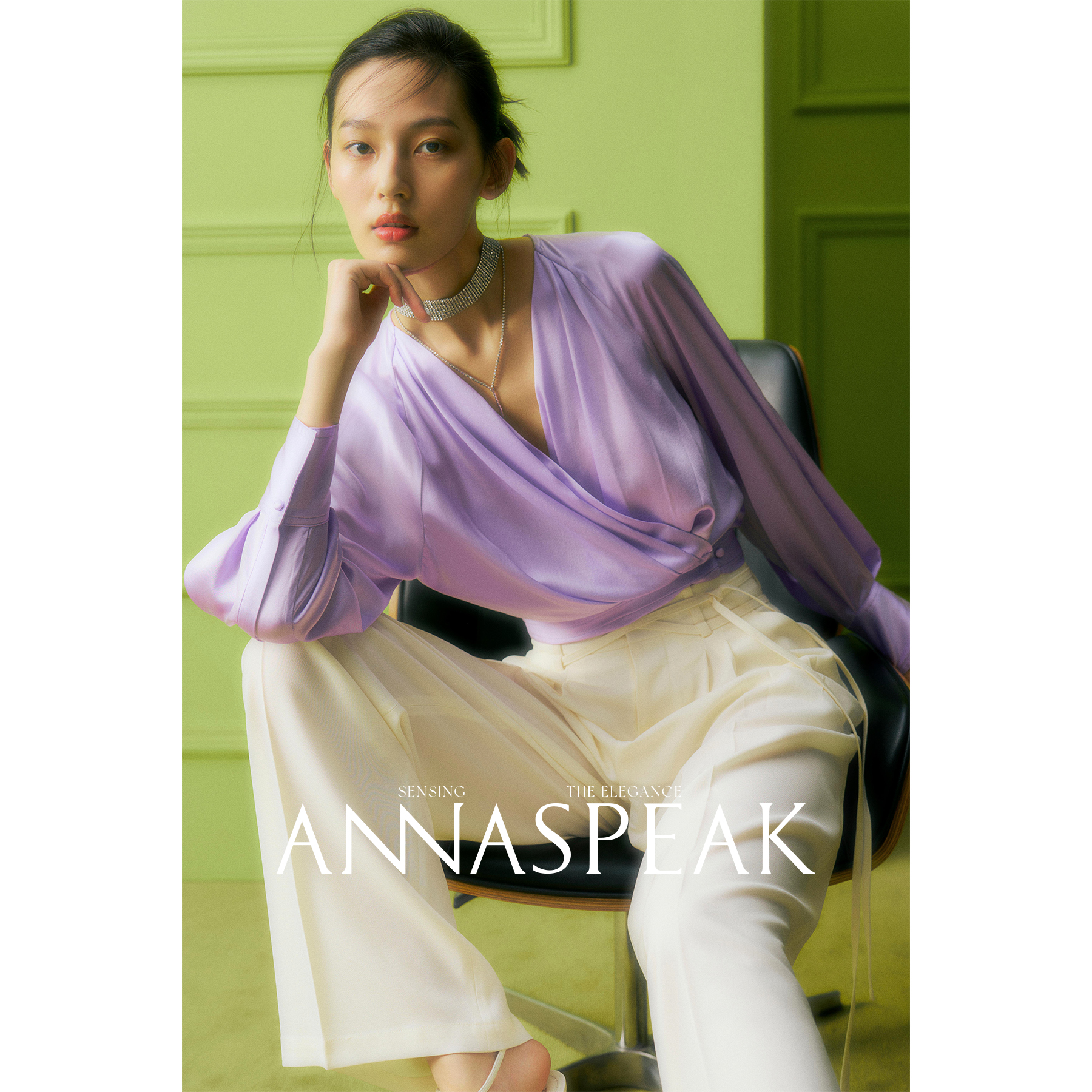 ANNASPEAK CLOUD系列 6A级19姆米桑蚕丝气质上衣法式新款衬衫女夏