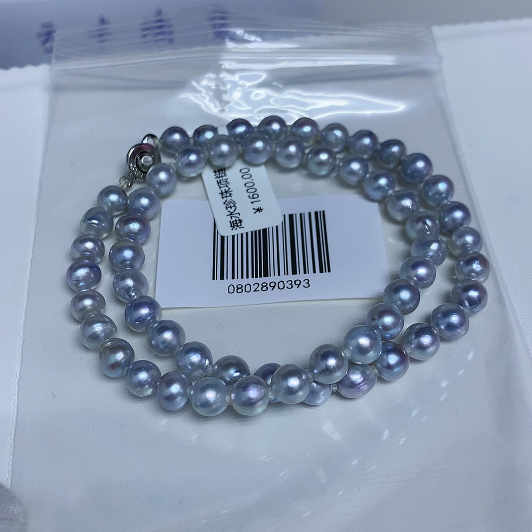 项链未镶嵌海水珍珠7-8