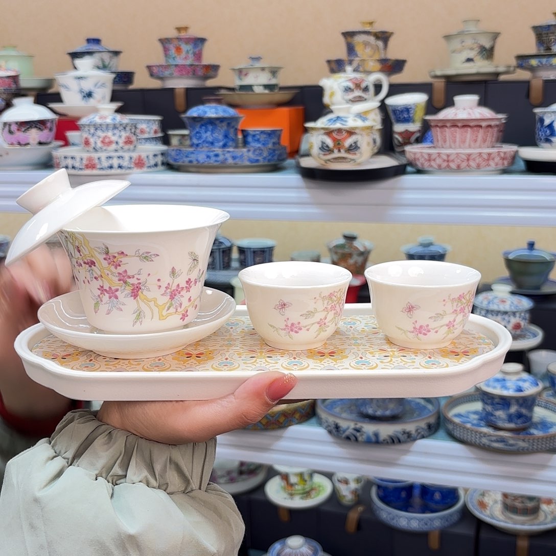 盖碗里的水煮开后放