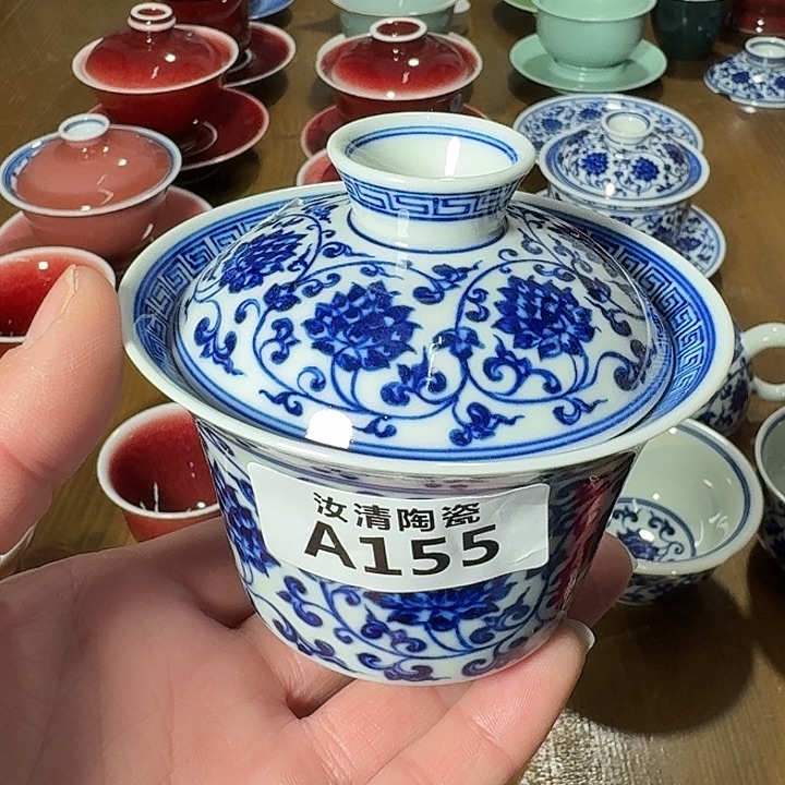 C***、陶瓷景德镇高温陶瓷盖碗