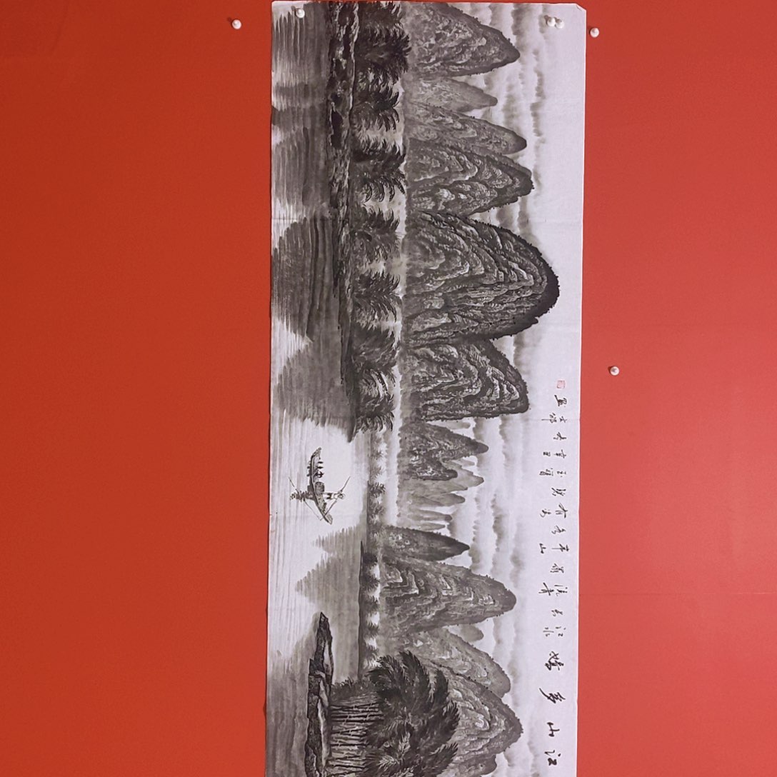 国画山水花鸟国画作品