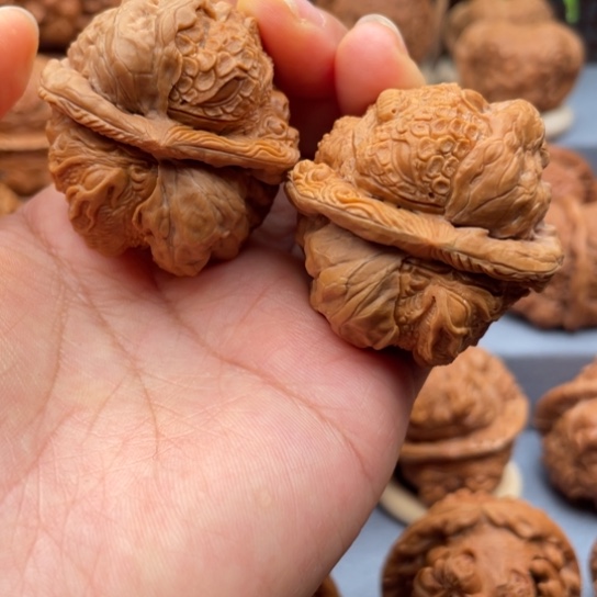 手串/手链核桃舆**眠蜕变蛤蟆头核桃雕刻核桃