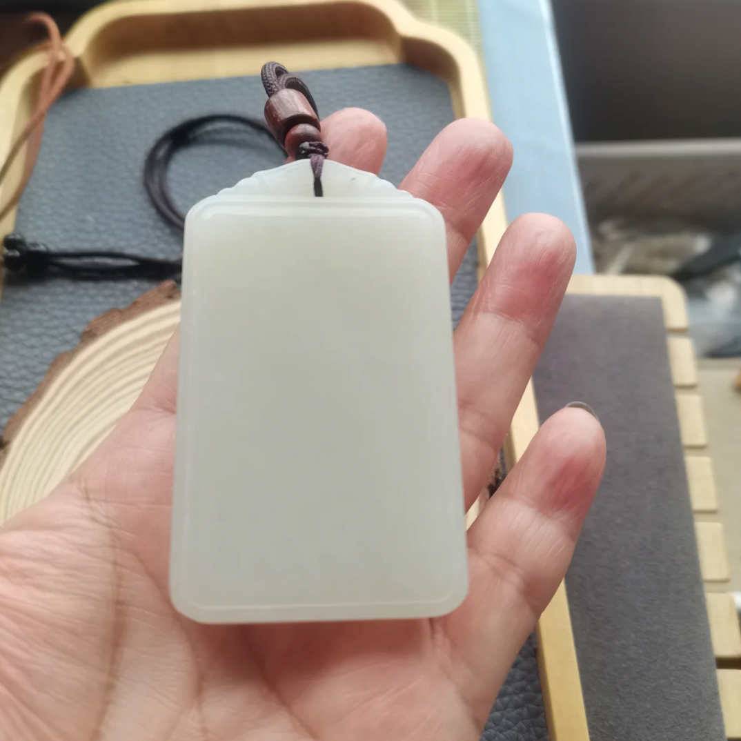 新疆且末山料平安无事牌4✖️6男款