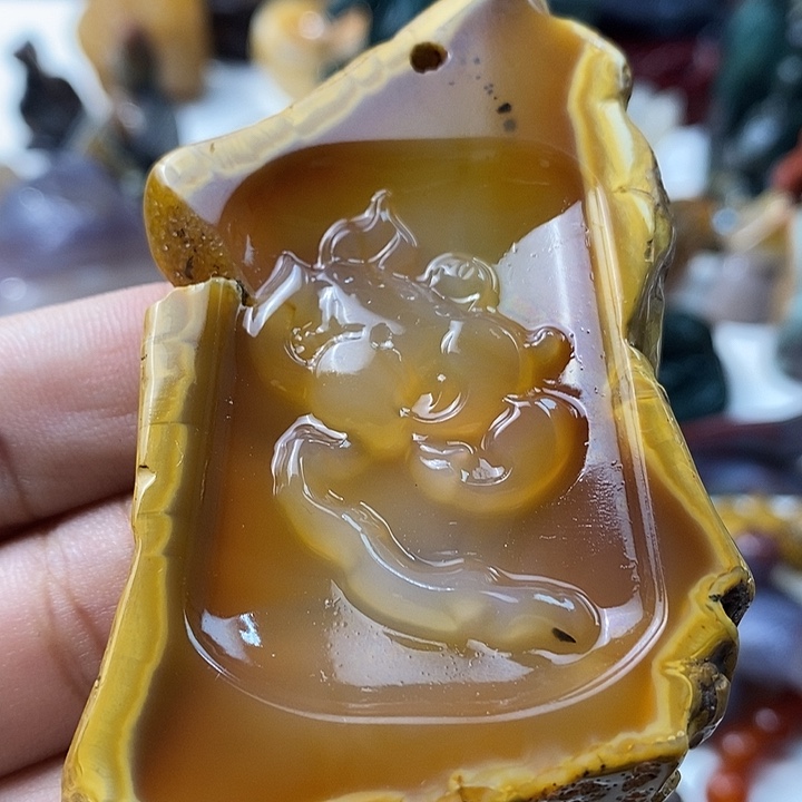 未镶嵌颈饰玛瑙/玉髓