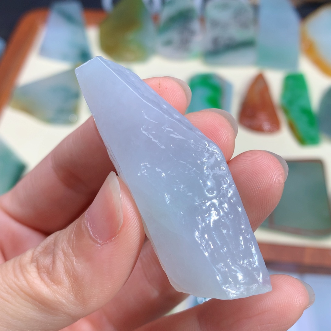 翡翠未镶嵌颈饰天然缅甸翡翠包邮包绳