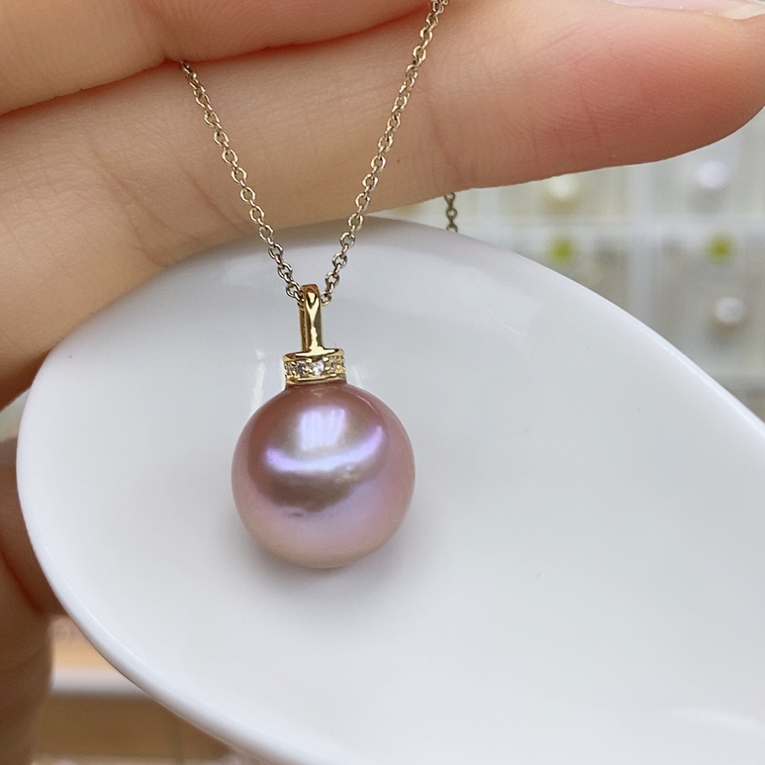 未镶嵌淡水珍珠吊坠(赠链)