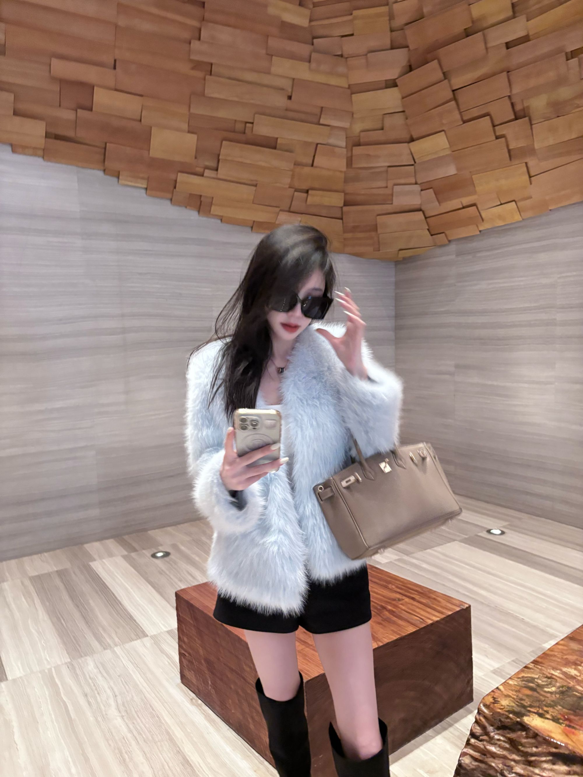 【王楠子专属】24018秋冬新款氛围感网红同款通勤风外套