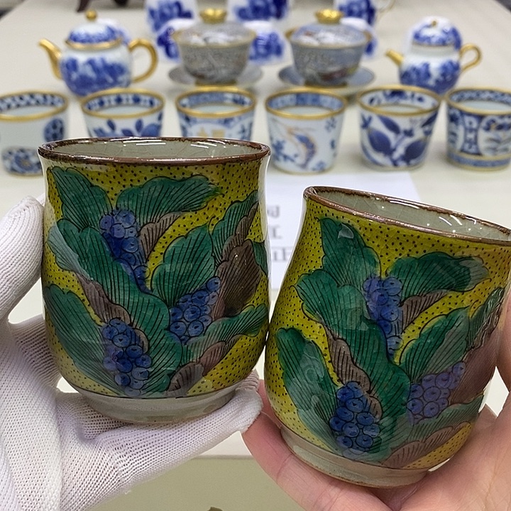 摆件九谷正品保真