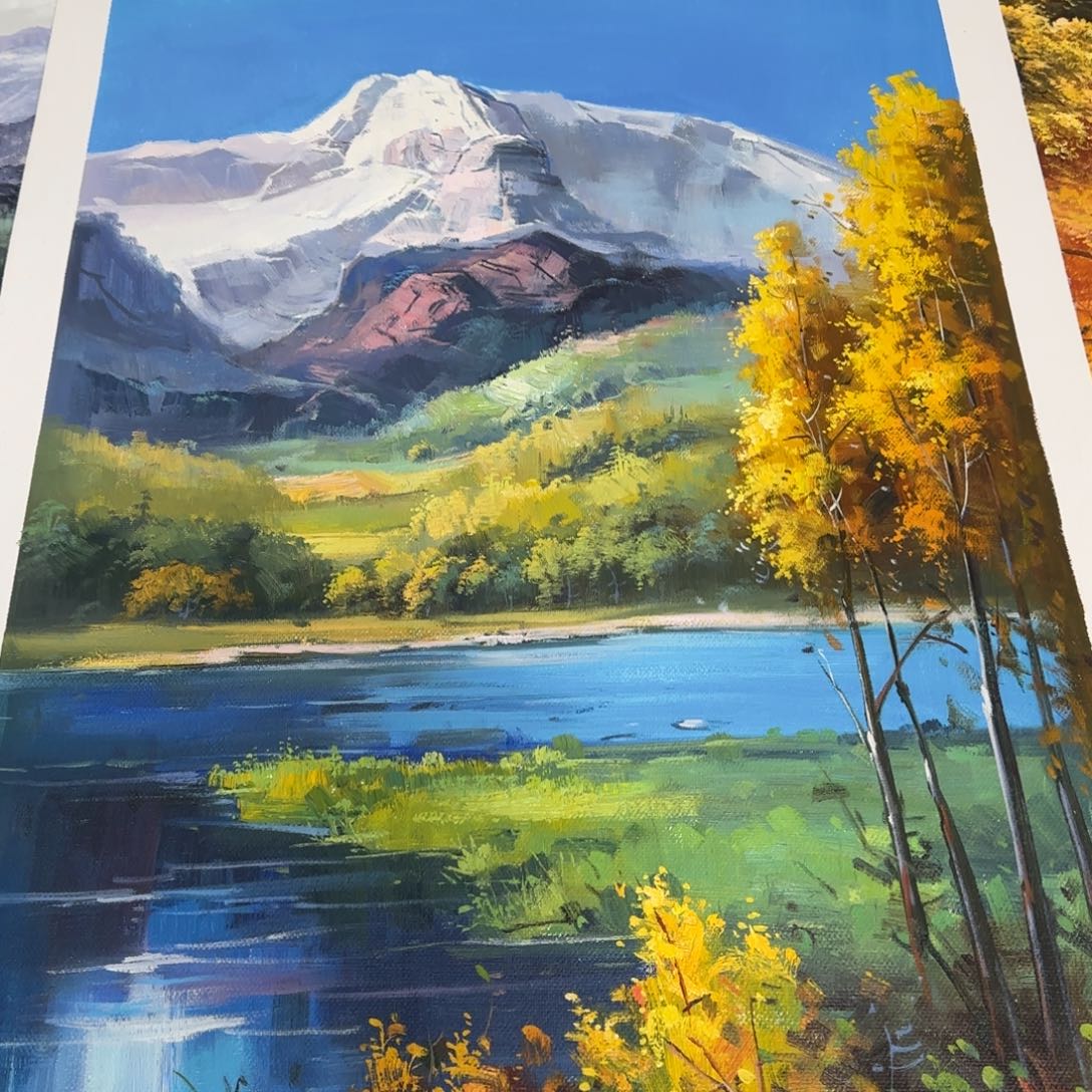 油画优惠活动的时候就