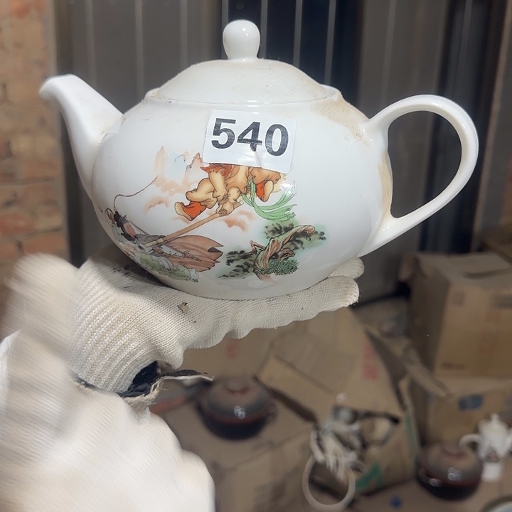 库存瓷片多空茶壶