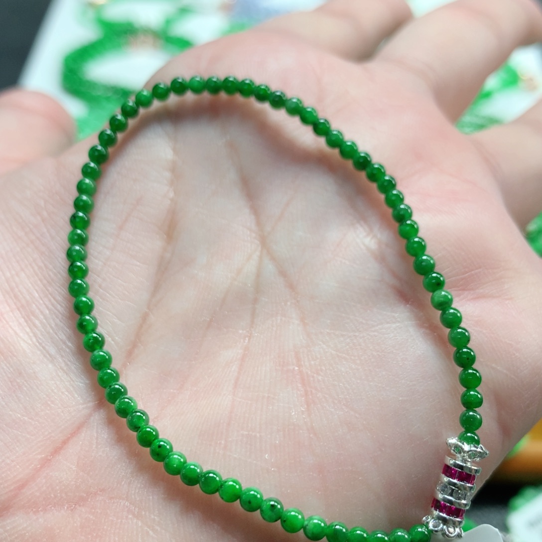 翡翠未镶嵌手链翡翠