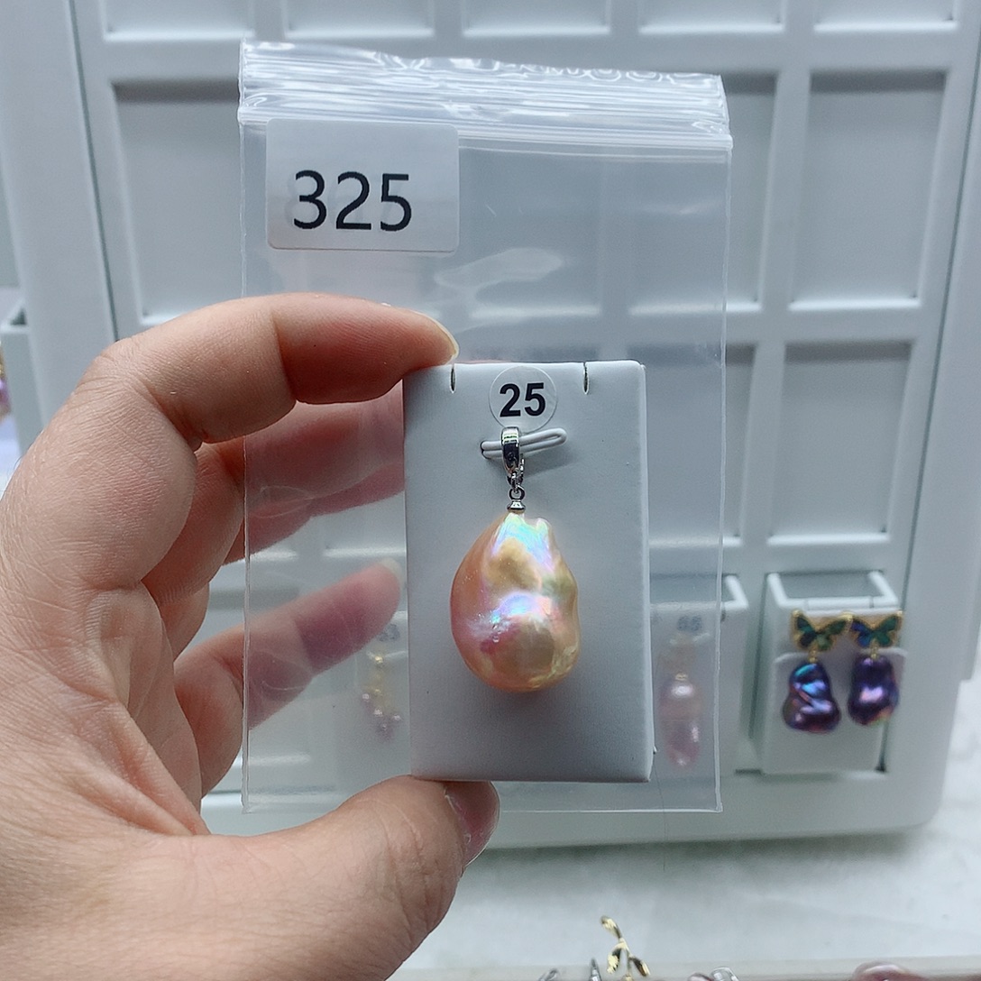 吊坠(不含链)合金淡水珍珠