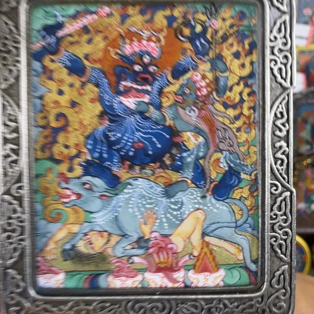 吊坠藏卡阎魔敌纯手绘