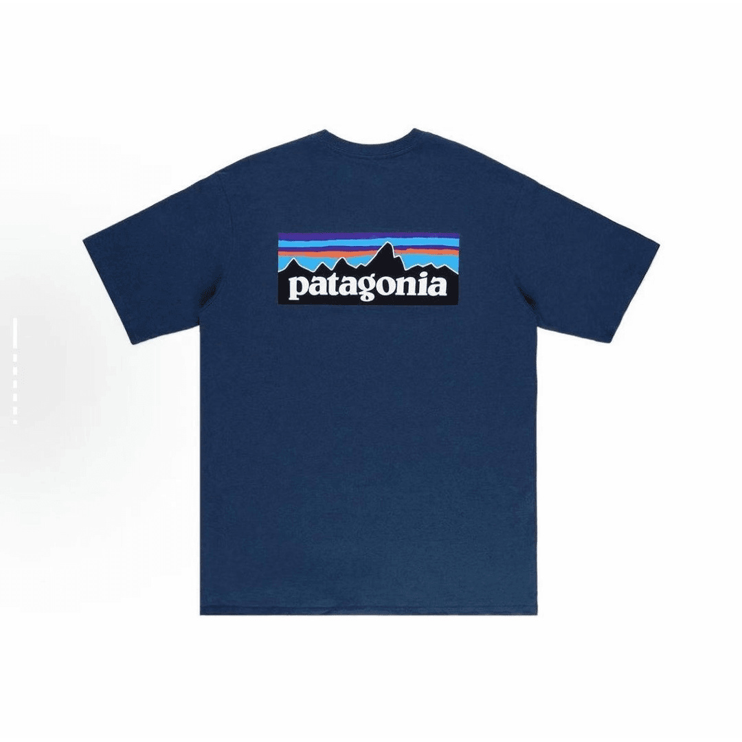 patagonia巴塔哥尼亚经典款印花运动圆领美式复古短袖T恤男女款