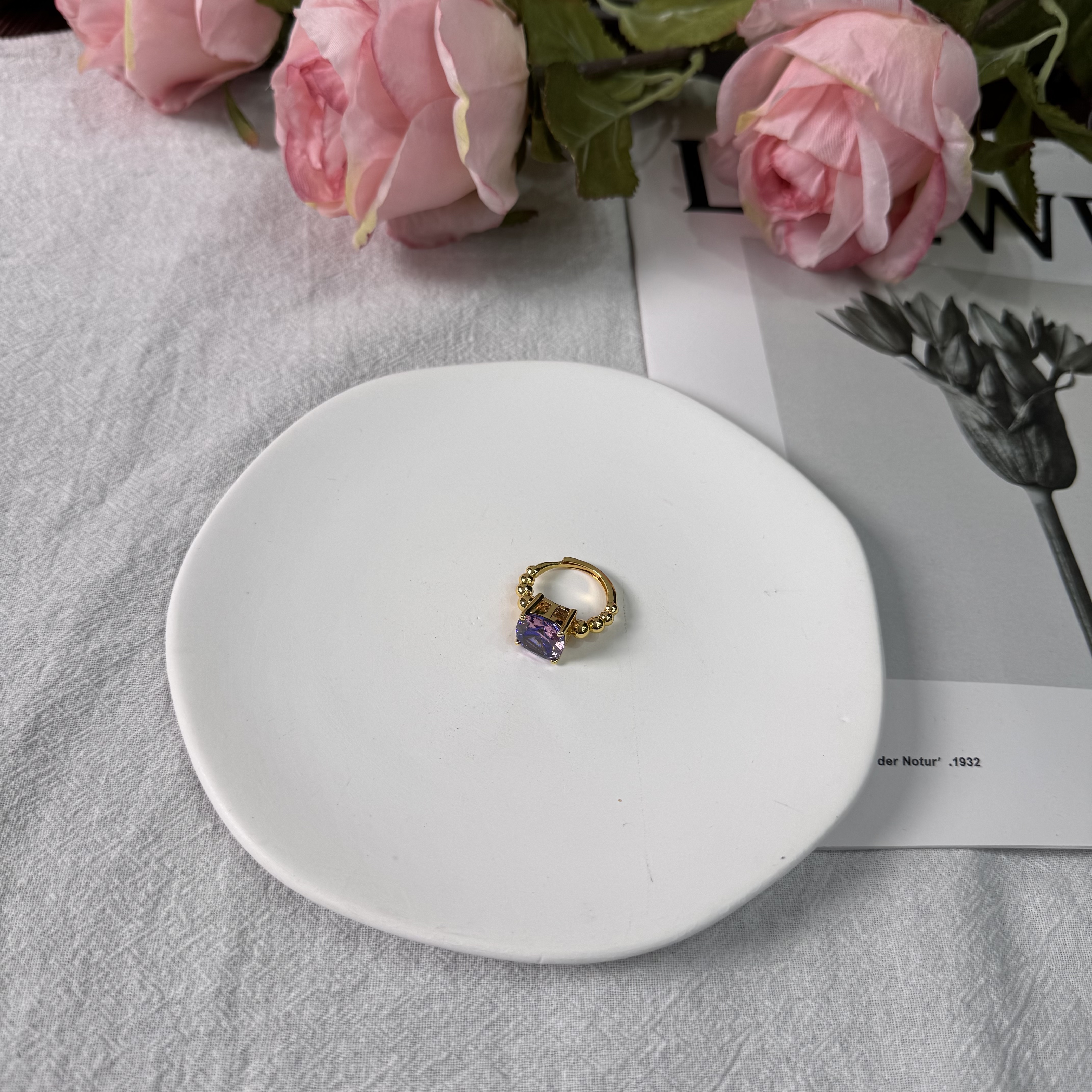 高定珠宝紫钻戒指DW1738S068