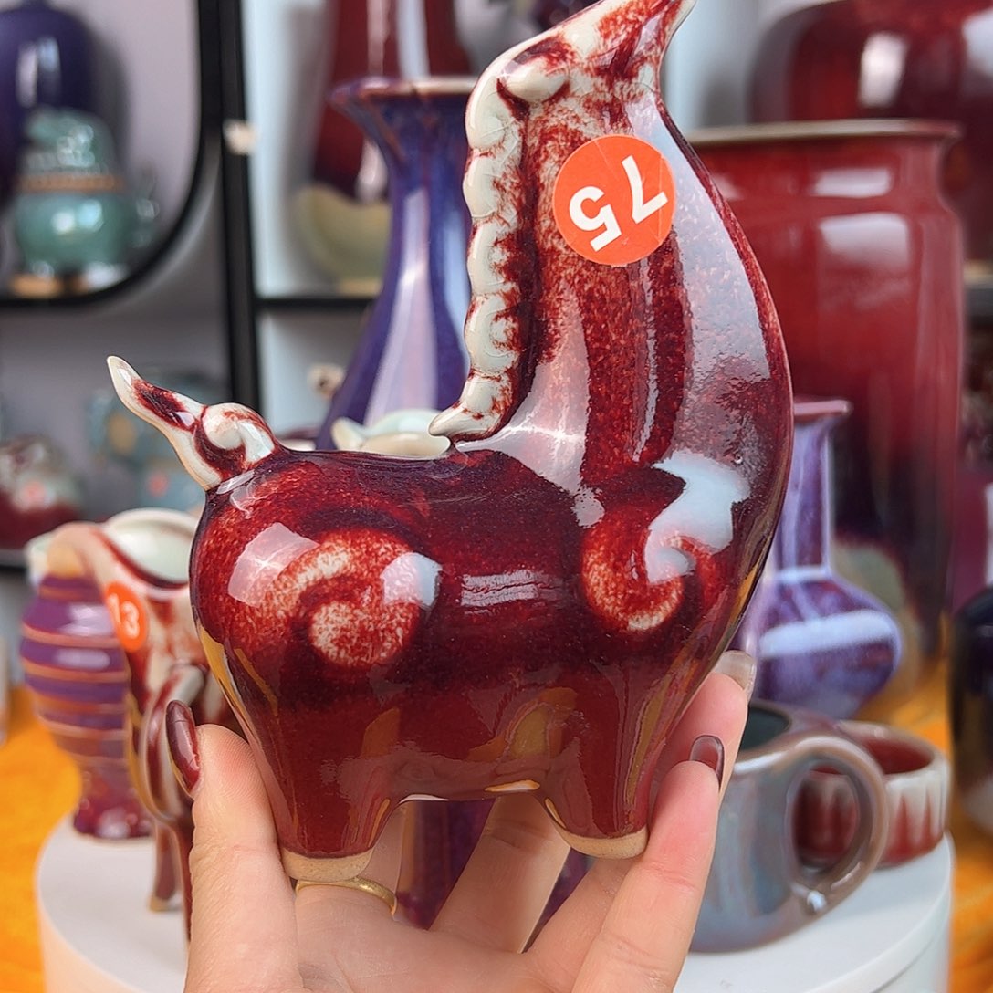 摆件郑家钧窑摆件