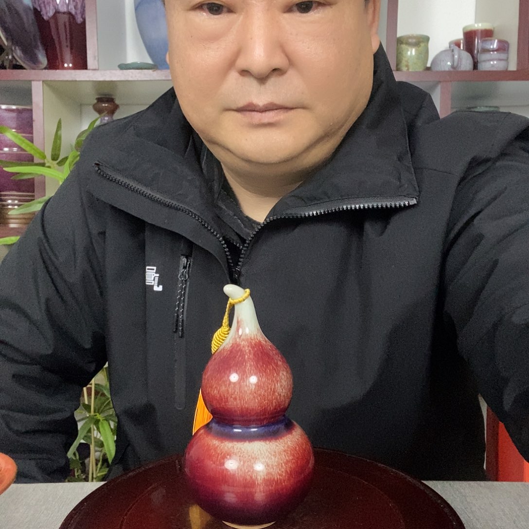 摆件钧瓷摆件葫芦寓意福禄