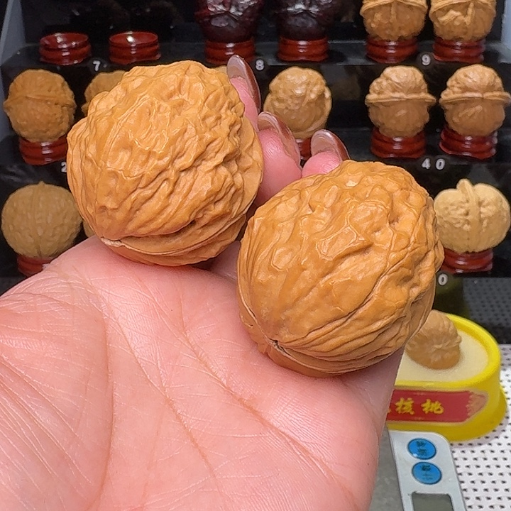 文玩核桃把件玄武金蟾…………10号