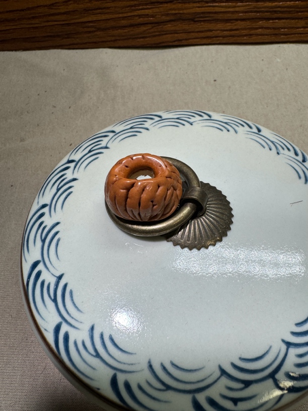 龙纹桃核纯手工雕刻大桃篮尺寸15-20左右随机发货 底部是芽线