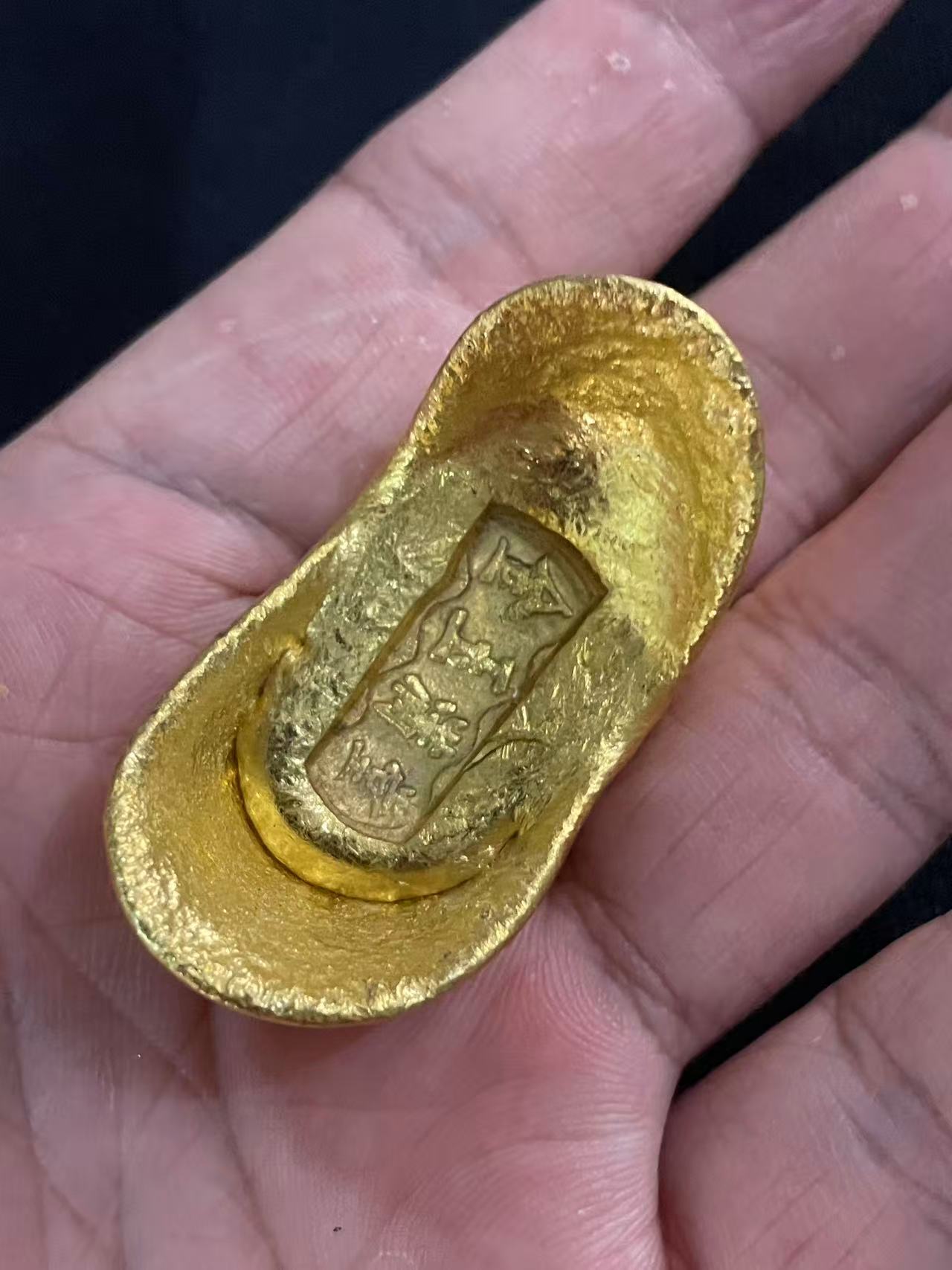 gy815仿古工艺金玉满堂实心摆件